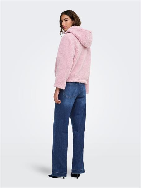 ONLTORA TEDDY HOOD JACKET BF OTW keepsake lilac