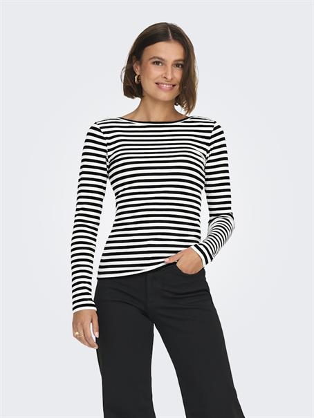 ONLTRISTA L/S BOATNECK TOP BOX JRS black3