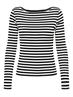 ONLTRISTA L/S BOATNECK TOP BOX JRS black3