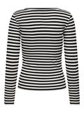 ONLTRISTA L/S BOATNECK TOP BOX JRS black
