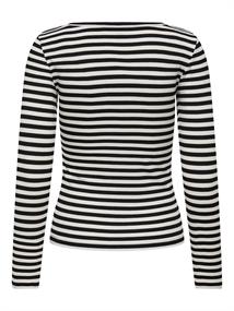 ONLTRISTA L/S BOATNECK TOP BOX JRS black