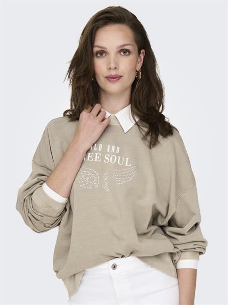 ONLTUSINDA L/S O-NECK CC UB SWT pure cashmere