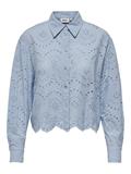 ONLVALAIS L/S SHIRT WVN NOOS cashmere blue