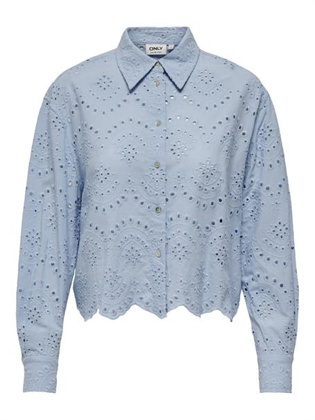 ONLVALAIS L/S SHIRT WVN NOOS cashmere blue
