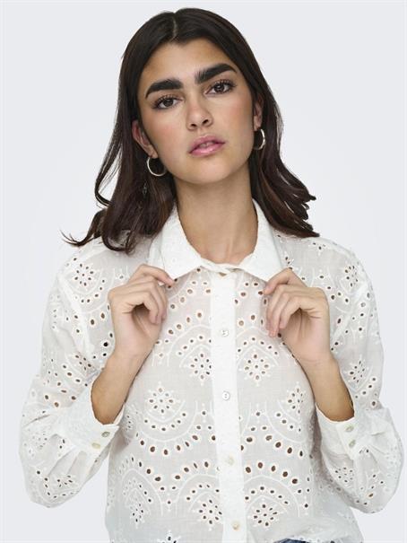 ONLVALAIS L/S SHIRT WVN NOOS cloud dancer
