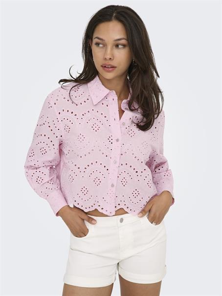 ONLVALAIS L/S SHIRT WVN NOOS pink lady