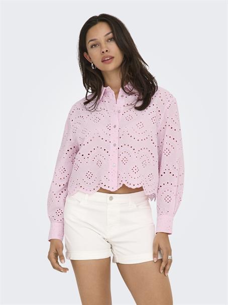 ONLVALAIS L/S SHIRT WVN NOOS pink lady