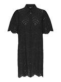 ONLVALAIS S/S DRESS WVN NOOS black