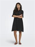 ONLVALAIS S/S DRESS WVN NOOS black