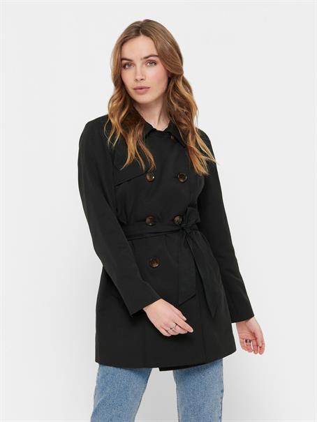 ONLVALERIE TRENCHCOAT OTW NOOS black