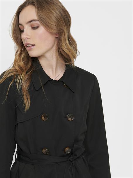 ONLVALERIE TRENCHCOAT OTW NOOS black