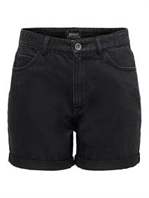 ONLVEGA HW MOM DNM SHORTS NOOS black denim