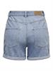 ONLVEGA HW MOM DNM SHORTS NOOS light blue denim