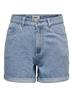 ONLVEGA HW MOM DNM SHORTS NOOS light blue denim