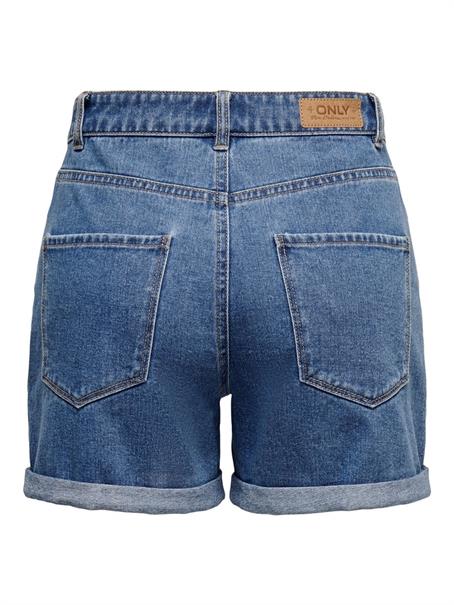 ONLVEGA HW MOM DNM SHORTS NOOS medium blue denim