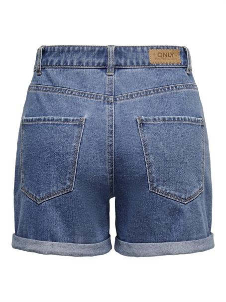 ONLVEGA HW MOM DNM SHORTS NOOS medium blue denim