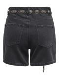 ONLVEGA HW WESTERN BELT DNM SHORTS BJ washed black