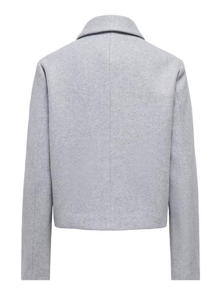 ONLVELA ZIP SHORT JACKET OTW NOOS light grey melange