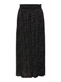 ONLVENEDIG AOP LIFE LONG SKIRT WVN NOOS black