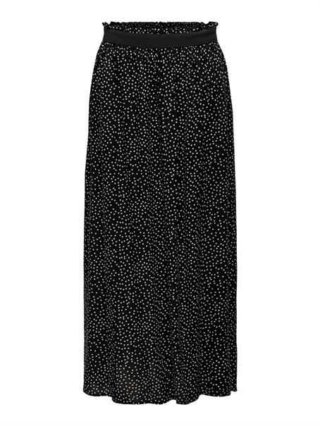 ONLVENEDIG AOP LIFE LONG SKIRT WVN NOOS black