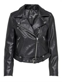 ONLVERA FAUX LEATHER BIKER OTW black