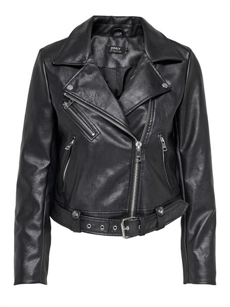 ONLVERA FAUX LEATHER BIKER OTW black