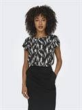 ONLVIC S/S AOP TOP NOOS WVN black20