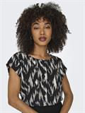 ONLVIC S/S AOP TOP NOOS WVN black20