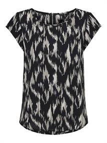 ONLVIC S/S AOP TOP NOOS WVN black20