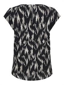 ONLVIC S/S AOP TOP NOOS WVN black20