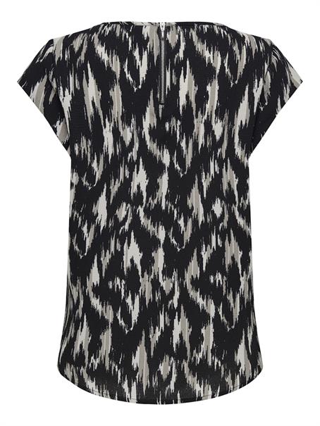 ONLVIC S/S AOP TOP NOOS WVN black20
