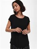 ONLVIC S/S SOLID TOP NOOS WVN black1