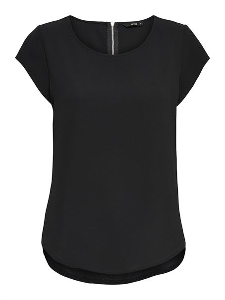 ONLVIC S/S SOLID TOP NOOS WVN black1