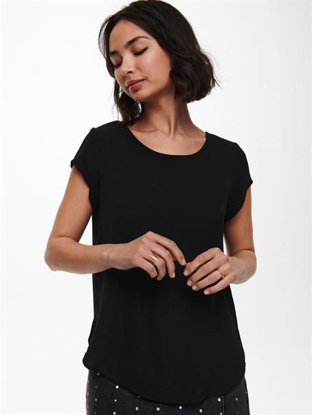 ONLVIC S/S SOLID TOP NOOS WVN black1