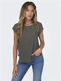 ONLVIC S/S SOLID TOP NOOS WVN plum kitten