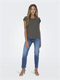 ONLVIC S/S SOLID TOP NOOS WVN plum kitten