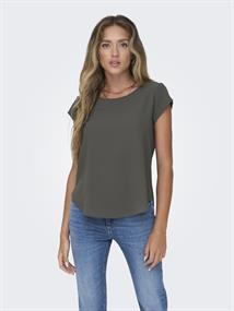 ONLVIC S/S SOLID TOP NOOS WVN plum kitten