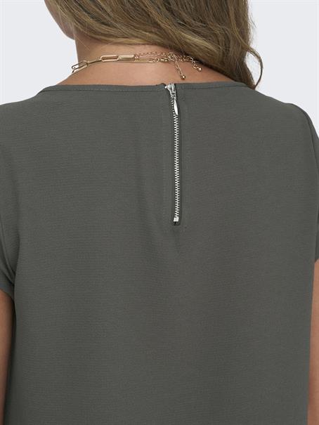 ONLVIC S/S SOLID TOP NOOS WVN plum kitten