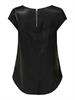 ONLVIC SS SHIMMER TOP NOOS WVN black