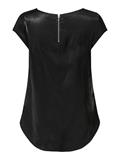 ONLVIC SS SHIMMER TOP NOOS WVN black