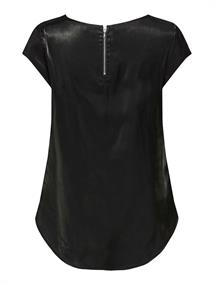 ONLVIC SS SHIMMER TOP NOOS WVN black