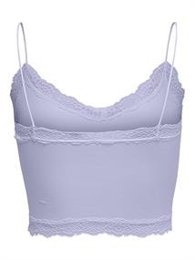 ONLVICKY LACE SEAMLESS CROPPED TOP NOOS cosmic sky