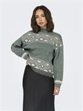 ONLVICTORIA L/S PULLOVER KNT NOOS balsam green