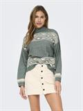 ONLVICTORIA L/S PULLOVER KNT NOOS balsam green