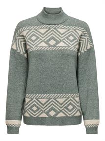 ONLVICTORIA L/S PULLOVER KNT NOOS balsam green