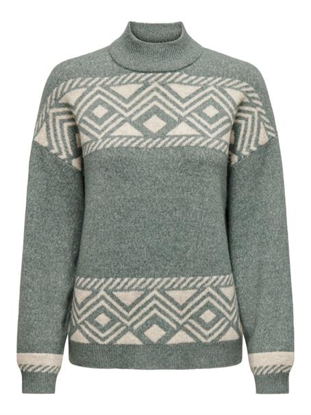 ONLVICTORIA L/S PULLOVER KNT NOOS balsam green
