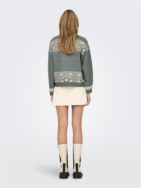 ONLVICTORIA L/S PULLOVER KNT NOOS balsam green