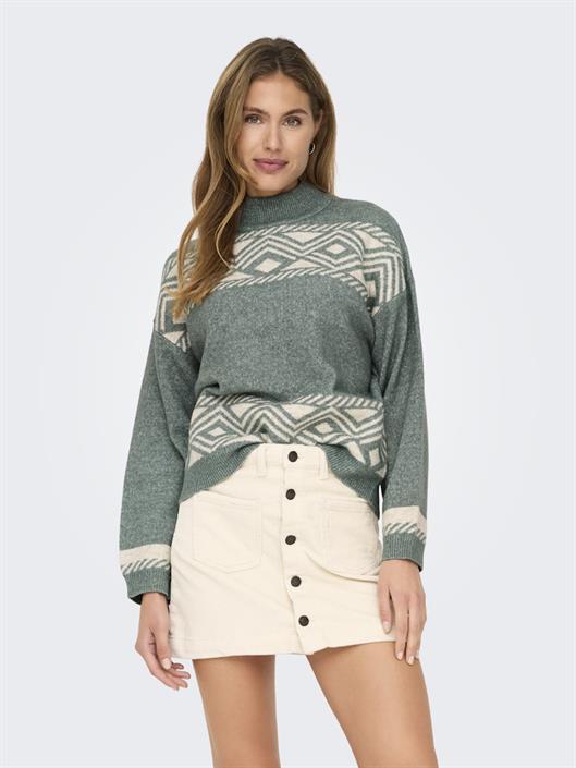 onlvictoria-l-s-pullover-knt-noos-balsam-green