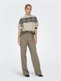 ONLVICTORIA L/S PULLOVER KNT NOOS pumice stone