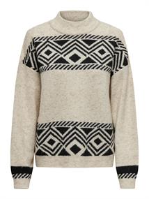 ONLVICTORIA L/S PULLOVER KNT NOOS pumice stone